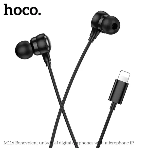 Hoco M116 Lightning Earphones