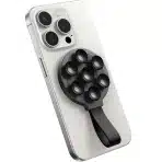 • JOYROOM JR-ZS393 Magnetic Suction Phone Mount is a compact and highly versatile phone holder designed for secure mounting and hands-free usage. Built with powerful N52 magnets and a strong suction cup base, this mount ensures a firm grip on both your device and surfaces. Whether for content creation, video calls, or everyday convenience, it offers reliable stability and portability in a sleek, user-friendly design. • Powerful Magnetic Suction Technology features built-in N52 strong magnets that provide instant attachment and a secure hold, keeping your phone firmly in place even during movement. • Stable Suction Cup Base ensures strong adhesion to smooth surfaces such as glass, tiles, mirrors, or desks, preventing slipping or wobbling during use. • Wide Compatibility supports smartphones ranging from 4.7 to 7.0 inches, including iPhone 12/13/14/15 series with MagSafe support. For non-MagSafe devices, a metal ring can be used for compatibility. • Hands-Free Shooting Solution is perfect for content creators, vloggers, and live streamers, allowing stable phone positioning for recording videos or taking photos without holding the device. • Portable & Compact Design makes it easy to carry in your pocket, bag, or travel kit, ensuring convenience wherever you go. • Durable Build Quality constructed with high-quality ABS, PC, and silicone materials for long-lasting performance and reliability. • Silicone Strap Design adds extra convenience, allowing you to hang, carry, or store the mount easily when not in use. Specifications Product Name: JOYROOM JR-ZS393 Magnetic Suction Phone Mount Model: • JR-ZS393 Material: • ABS + PC + Silicone Magnetic Type: • N52 Strong Magnets Mounting Type: • Suction Cup + Magnetic Attachment Compatible Phone Size: • 4.7 – 7.0 inches Compatibility: • iPhone 12 / 13 / 14 / 15 series (MagSafe supported) • Other smartphones with metal ring attachment Design Features: • Compact and lightweight • Silicone strap for easy carrying • Stable suction base Functions: • Magnetic phone mounting • Hands-free video recording • Live streaming support • Portable usage Usage Scenarios: • Content creation • Video calls • Desk setup • Travel and outdoor use