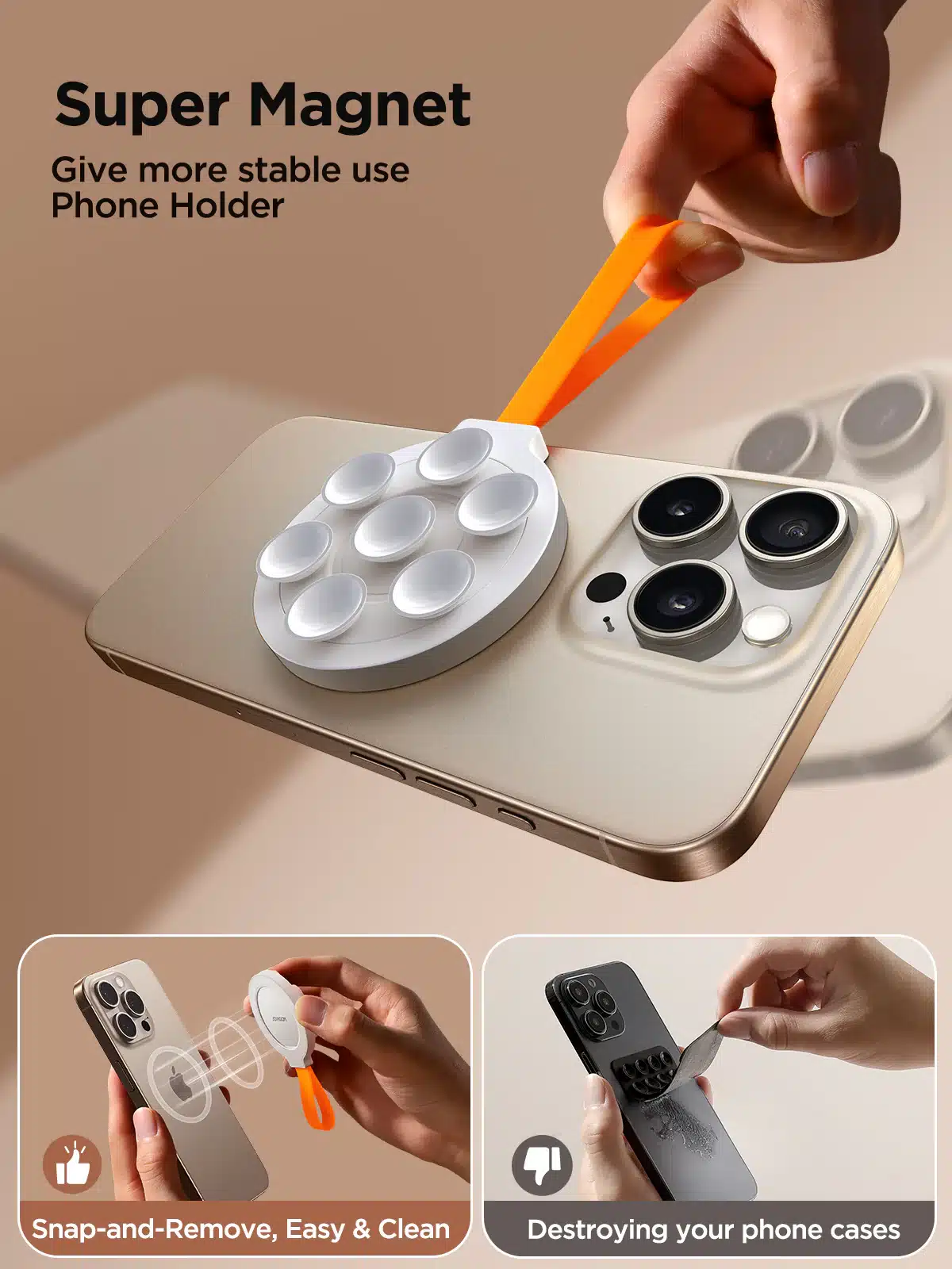 JOYROOM JR ZS393 Magnetic Suction Phone Mount 6