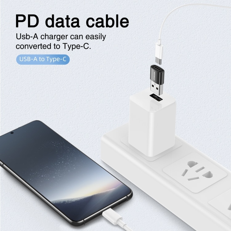 JOYROOM S H152 USB Male to Type C Female Adapter 3