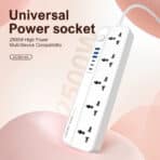 LDNIO SC5614C 2500W Power Socket Charger / 3 PD 20W + 3 USB Output / 5 Universal Socket