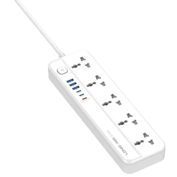 LDNIO SC5614C 2500W Power Socket Charger / 3 PD 20W + 3 USB Output / 5 Universal Socket