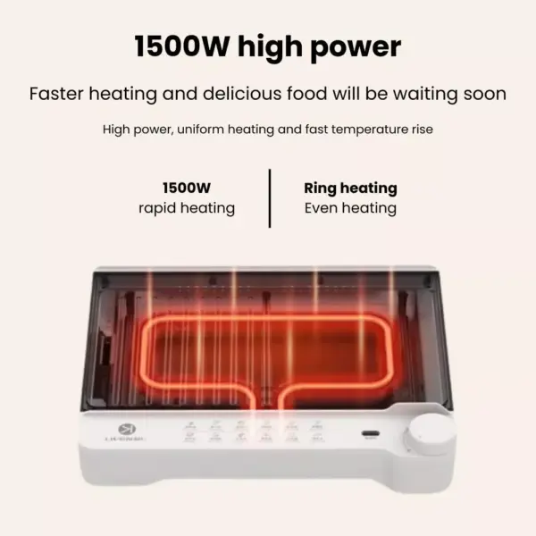 Liven DKP-J4020 Electric Griddle Korean BBQ Oven
