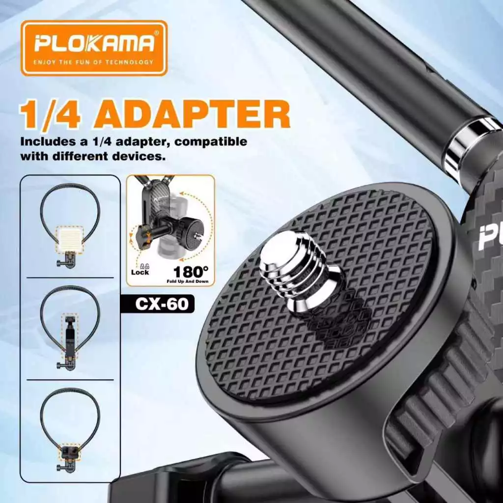 PLOKAMA CX 60 Neck Bracket for Sports Camera and Smartphone 4