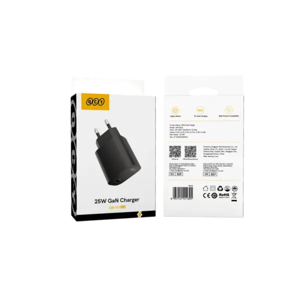 QCY 25W GaN Charger (GN103EG)