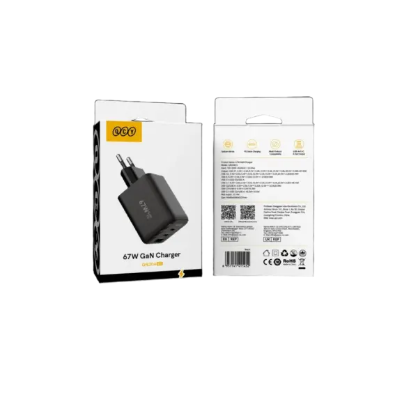 QCY 67W GaN Charger (GN304EG)