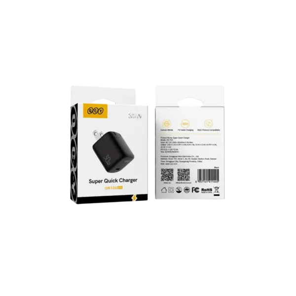 QCY GN106MG 30W Super Quick Charger
