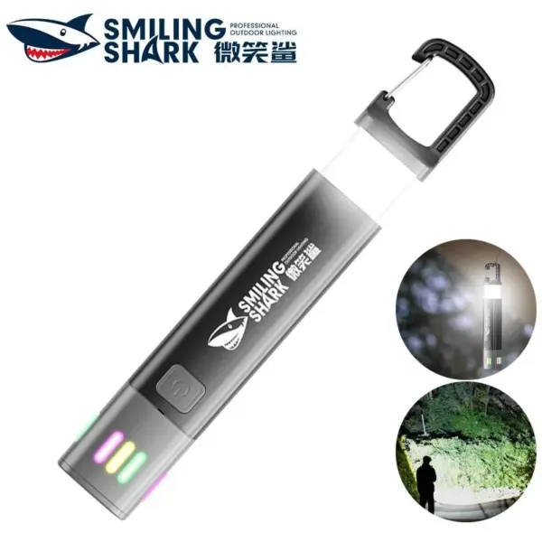 Smiling Shark SD1018 LED Flashlight with Soft Floodlight