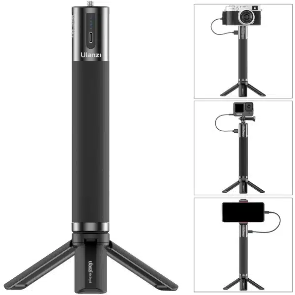 Ulanzi BG-3 10000mAH Capacity Powerbank Grip Mini Tripod Stand
