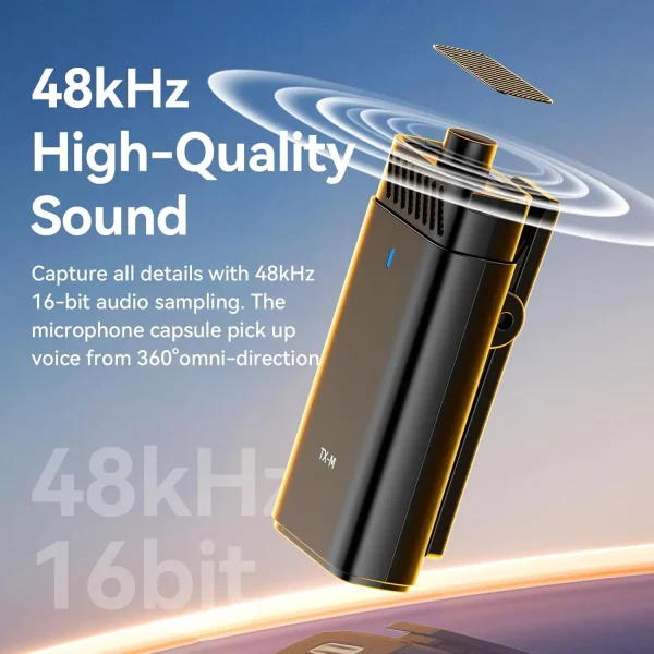 Ulanzi HM2301 Dual Channel Wireless Lavalier Microphone