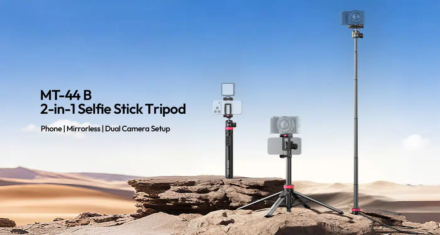 Ulanzi MT 44B 2 in 1 Selfie Stick Quadpod 4