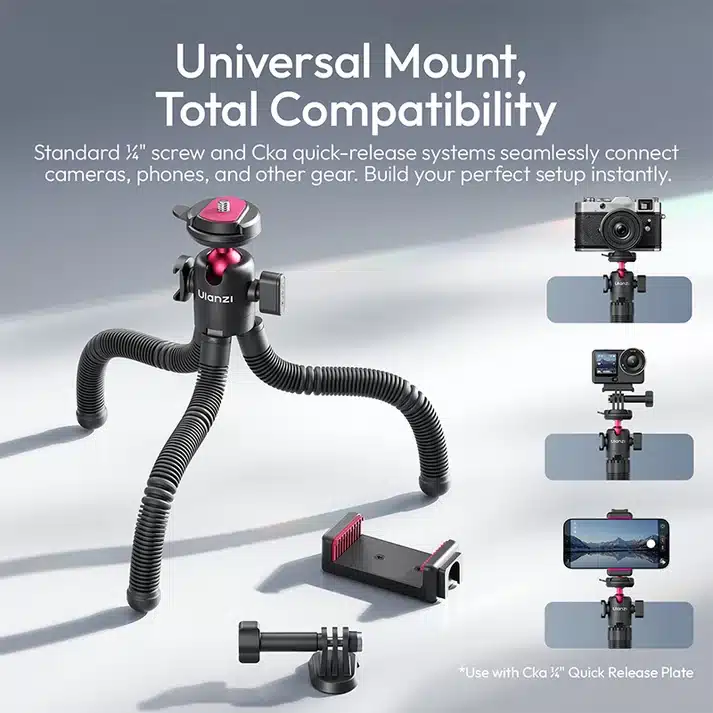 Ulanzi MT91 Cka Quick Release Octopus Tripod 5