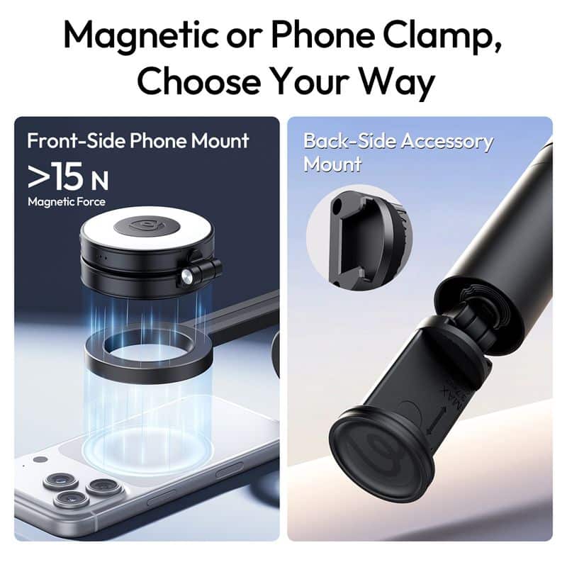 Ulanzi SK26 Portable Selfie Stick with Phone Holder 1