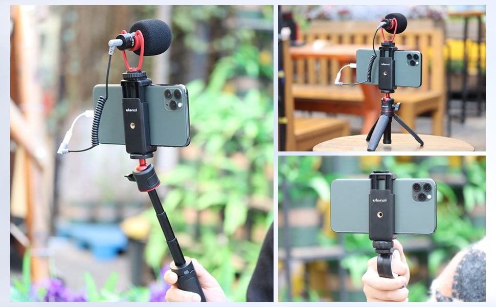 Ulanzi ST 07 Phone Clip with Cold Shoe Mount 2