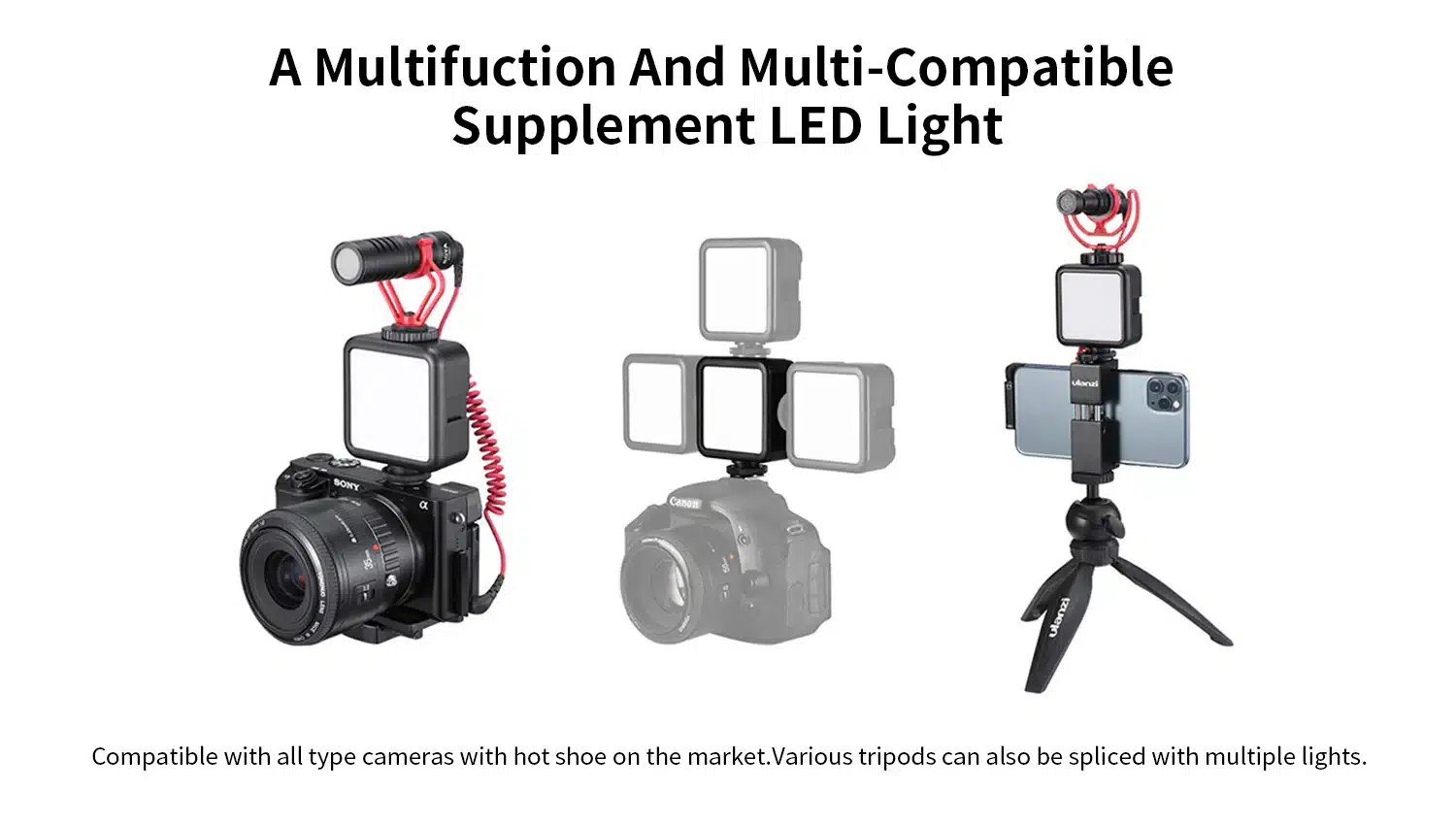 Ulanzi VL49 Rechargeable Mini LED Light 3