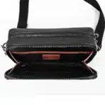 WiWU Master Genuine Leather Fingerprint Lock Crossbody Bag