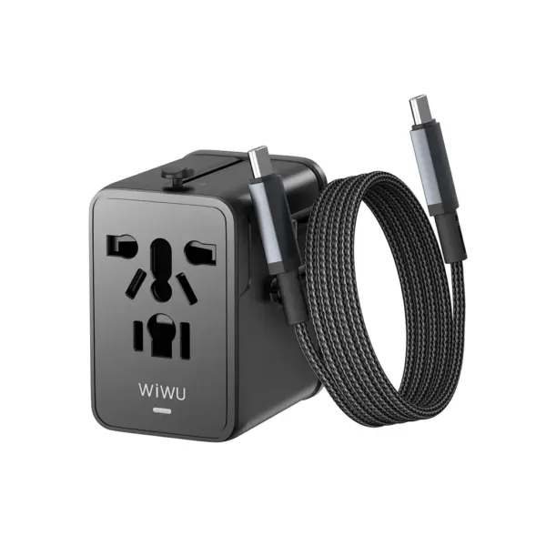 WiWU Wi-UA013 20W Universal Plug Adapter Cable Combo