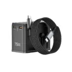 WiWU Wi-UA015 75W Universal Plug Adapter Cable Combo