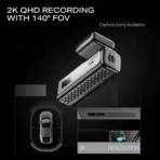 boAt HIVE Dashcam M1 - 2K QHD Dashcam with GPS, Voice Command & Wi-Fi