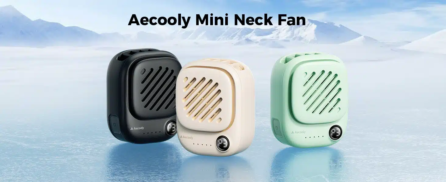 Aecooly NK01 Mini Portable Neck Fan Click 01 3