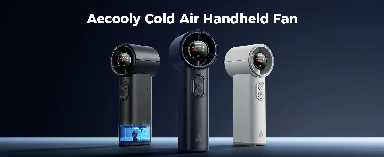 Aecooly PM02 Portable Misting Fan Cold Air 3