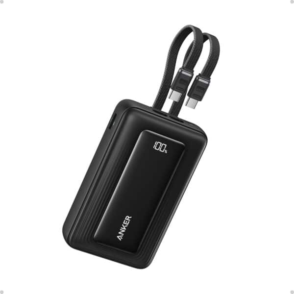 Anker A110M Zolo Power Bank (20k, 45W, Built-In Cables)