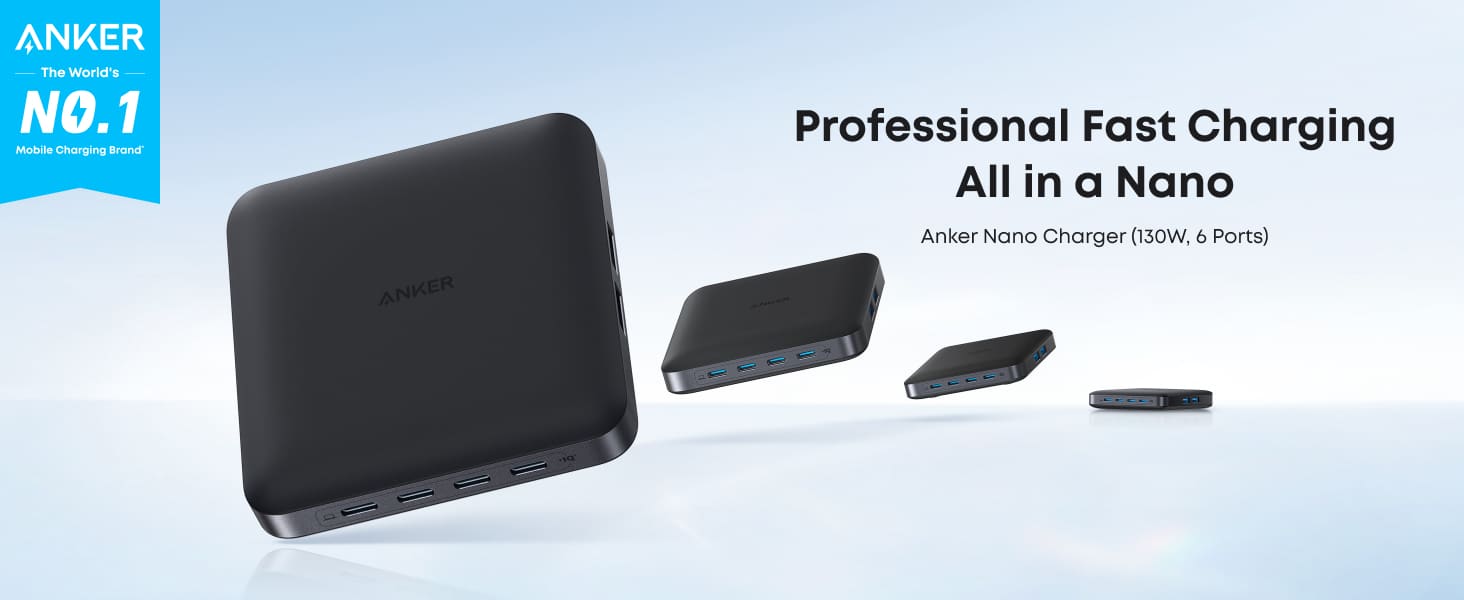 Anker A2155 Nano Charger 130W 6 Ports 2
