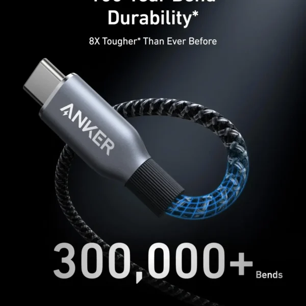 Anker A88E2 Prime USB-C to USB-C Cable (240W, Upcycled-Braided)
