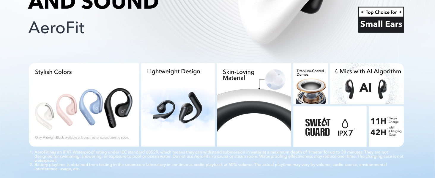 Anker Soundcore AeroFit Open Ear Earbuds 2