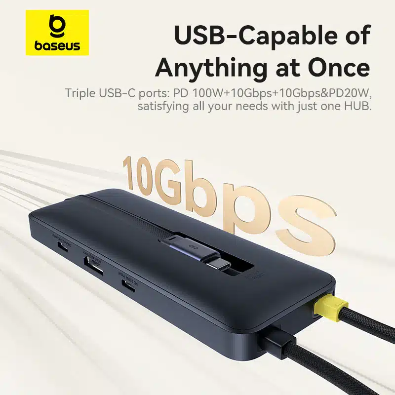 Baseus Dual Fast Charging 6 in 1 HUB 1