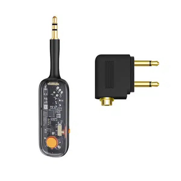 COTECi MS-012 3.5mm Aviation Audio Plug and 3.5mm Bluetooth Transceiver