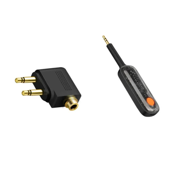COTECi MS-012 3.5mm Aviation Audio Plug and 3.5mm Bluetooth Transceiver
