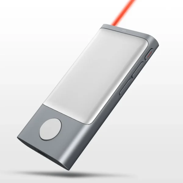 • Cheerdots CheerTok Portable Touchpad Mouse is a smart multifunction wireless controller designed for presentations, productivity, and remote device control. Combining a portable touchpad, presentation clicker, air mouse, and laser pointer in one compact device, CheerTok offers smooth cursor navigation, slide control, and wireless convenience. With Bluetooth 5.0 connectivity, ultra-low latency performance, and broad compatibility with computers, tablets, and smartphones, it is an ideal tool for meetings, teaching, business presentations, and everyday media control. • All-in-One Portable Controller works as a touchpad mouse, presentation clicker, air mouse, and laser pointer in one compact device. • Precision Touchpad Navigation allows smooth cursor movement using finger gestures on the touch surface. • Tap-to-Click Mouse Function enables natural mouse-click actions directly from the touchpad. • Slide Control for Presentations supports smooth page up and page down navigation for PowerPoint, Keynote, PDFs, and lectures. • Integrated Red Laser Pointer helps highlight important content during meetings, classrooms, and presentations. • Long Laser Range up to 328 Feet provides effective pointing visibility across larger rooms or conference halls. • Bluetooth 5.0 Wireless Connectivity offers fast pairing, stable connection, and cable-free convenience. • Ultra-Low 7ms Latency ensures responsive and accurate control during presentations or navigation. • Rechargeable Battery with Type-C Charging fully charges in approximately 1.5 hours for convenient everyday use. • Up to 40 Hours Usage Time provides long-lasting performance on a single full charge. • Compact Hands-Free Productivity Tool useful for desks, kitchens, media viewing, recording videos, and remote control tasks. • Wide Device Compatibility supports Windows PCs, macOS, iPadOS, Android devices, phones, and tablets. Specifications Product Name: Cheerdots CheerTok Portable Touchpad Mouse Brand: • Cheerdots Model Number: • CHK01 Type: • Portable Touchpad Mouse / Presenter Remote Connectivity: • Bluetooth 5.0 Latency: • 7ms Ultra-Low Latency Controller Type: • Button Control • Touchpad Control Buttons: • 5 Buttons Laser Pointer: • Red Laser Laser Range: • Up to 328 Feet Charging Port: • USB Type-C Charging Time: • Approx. 1.5 Hours Battery Runtime: • Up to 40 Hours Supported Devices: • Personal Computer • Laptop • Phone • Tablet • iPad • iPhone Compatibility: • macOS (2013 or later) • Windows 8 / 10 with BLE • iPadOS 13 or above • Android 5 or above Maximum Supported Devices: • 1 Connected Device Functions: • Cursor movement • Mouse click • Slide navigation • Volume adjustment • Laser pointer • Remote control Suitable For: • Presentations • Meetings • Teaching • Office work • Media control • Remote navigation