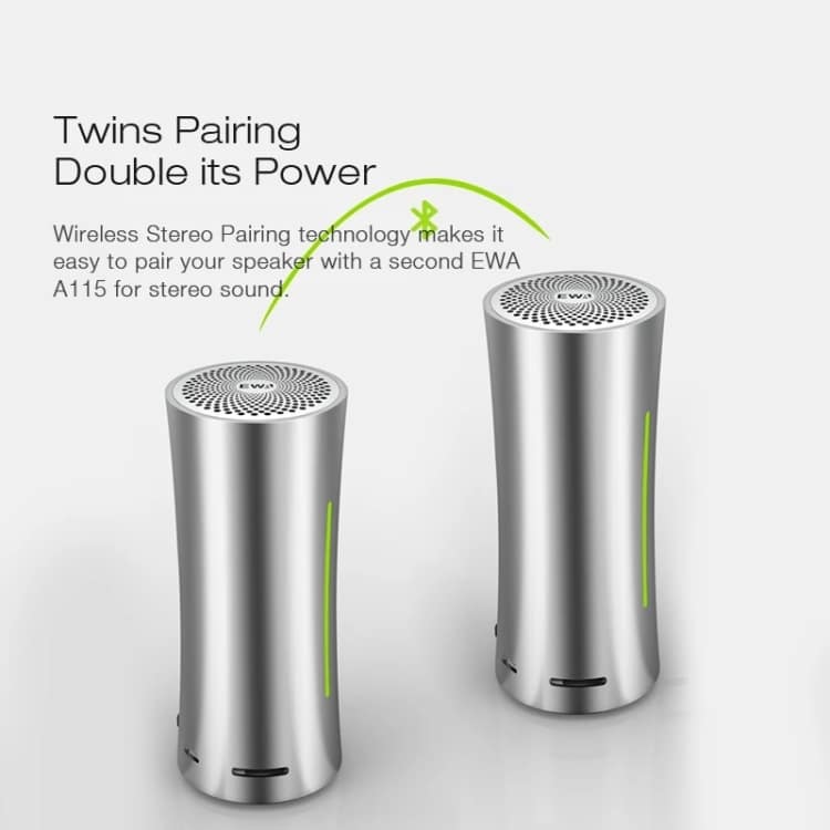EWA A115 Portable Metal Bluetooth Speaker 3