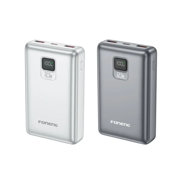 Foneng PX126 20000mAh Power Bank (22.5W & 3 Outputs)