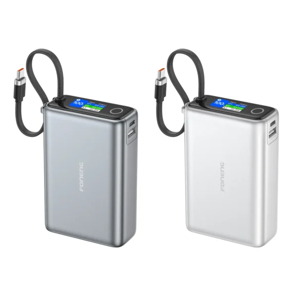 Foneng PX132 20000mAh Power Bank (65W & 3 Outputs)