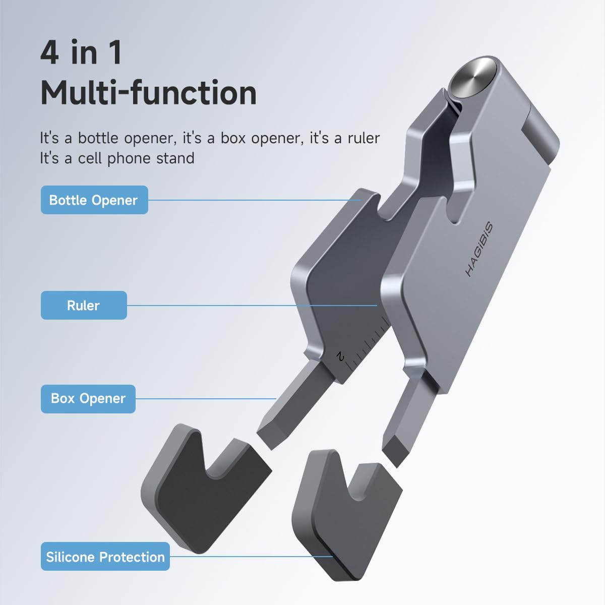 HAGiBiS ZZ5 4 in 1 Multifunctional Phone Stand 1