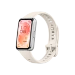 • HUAWEI Band 11 is a sleek and lightweight smart fitness band designed to deliver advanced health tracking, vibrant visuals, and long-lasting performance in a stylish form. Featuring a large 1.62-inch AMOLED display with up to 1500 nits brightness, this smart band ensures crystal-clear visibility even under direct sunlight. With comprehensive health monitoring including heart rate, SpO₂, and sleep tracking with HRV analysis, along with 100+ workout modes, the Band 11 is an ideal companion for fitness enthusiasts and everyday users alike. Its ultra-lightweight design, smart notifications, and extended battery life make it perfect for continuous wear and active lifestyles. • 1.62-Inch AMOLED High-Brightness Display offers a vivid and sharp viewing experience with 286 × 482 resolution and up to 1500 nits brightness for excellent outdoor visibility. • Ultra-Lightweight & Slim Design weighs as little as 16g with an 8.99mm thin profile, ensuring all-day comfort and a modern, minimal look. • Advanced Sleep Tracking with HRV monitors sleep quality, heart rate variability, and SpO₂ levels, providing insights into recovery and overall health. • Comprehensive Health Monitoring includes heart rate tracking, SpO₂ monitoring, stress tracking, and smart alerts when values go beyond normal ranges. • 100+ Workout Modes supports a wide range of activities including yoga, strength training, and rope skipping, helping you stay active and engaged. • Smart Notifications & Daily Tools allow you to receive calls, messages, reminders, and control functions like call rejection or quick replies directly from your wrist. • Long Battery Life delivers up to 14 days of maximum usage, 8 days typical usage, and 3 days with Always-On Display enabled. • 5 ATM Water Resistance makes it suitable for swimming and shallow water activities with reliable durability. • Bluetooth 6.0 Connectivity ensures stable and efficient wireless performance with low power consumption. • Stylish Color Options available in Beige, Green, Purple, White, and Black with aluminum alloy or durable polymer case options. Specifications Product Name: HUAWEI Band 11 Display: • 1.62-inch AMOLED touchscreen • Resolution: 286 × 482 pixels (PPI 347) • Brightness: Up to 1500 nits • Supports swipe and touch gestures Dimensions: • 42.6 × 28.2 × 8.99 mm Weight: • Approx. 17g (aluminum alloy case, without strap) • Approx. 16g (polymer case, without strap) Build & Materials: • Aluminum alloy case (Beige, Green, Purple, White, Black) • Durable polymer case (Purple, Black) • Fluoroelastomer strap Wrist Size Compatibility: • Black, Green, White: 130–210 mm • Purple, Beige: 120–190 mm Sensors: • 9-axis IMU (accelerometer, gyroscope, magnetometer) • Optical heart rate sensor • Ambient light sensor Controls: • Full touchscreen + side button Connectivity: • Bluetooth 6.0 • BLE • 2.4 GHz System Compatibility: • Android 9.0 or later • iOS 13.0 or later Charging: • Magnetic charging port • 5V/1A Battery Life: • Up to 14 days (maximum usage) • Up to 8 days (typical usage) • Up to 3 days (Always-On Display enabled) Water Resistance: • 5 ATM (suitable for swimming and shallow water use) Operating Temperature: • 0°C to 35°C Functions: • Heart rate monitoring • SpO₂ tracking • Sleep tracking with HRV • Stress and emotion tracking • 100+ workout modes • Call and message notifications • Reminder alerts and schedule management • Quick reply and call rejection • Fitness and activity tracking Features: • Lightweight and comfortable design • High-brightness AMOLED display • Long battery life performance • Advanced health tracking system • Wide device compatibility • Ideal for fitness, health monitoring, and everyday use