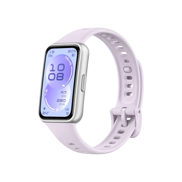 • HUAWEI Band 11 is a sleek and lightweight smart fitness band designed to deliver advanced health tracking, vibrant visuals, and long-lasting performance in a stylish form. Featuring a large 1.62-inch AMOLED display with up to 1500 nits brightness, this smart band ensures crystal-clear visibility even under direct sunlight. With comprehensive health monitoring including heart rate, SpO₂, and sleep tracking with HRV analysis, along with 100+ workout modes, the Band 11 is an ideal companion for fitness enthusiasts and everyday users alike. Its ultra-lightweight design, smart notifications, and extended battery life make it perfect for continuous wear and active lifestyles. • 1.62-Inch AMOLED High-Brightness Display offers a vivid and sharp viewing experience with 286 × 482 resolution and up to 1500 nits brightness for excellent outdoor visibility. • Ultra-Lightweight & Slim Design weighs as little as 16g with an 8.99mm thin profile, ensuring all-day comfort and a modern, minimal look. • Advanced Sleep Tracking with HRV monitors sleep quality, heart rate variability, and SpO₂ levels, providing insights into recovery and overall health. • Comprehensive Health Monitoring includes heart rate tracking, SpO₂ monitoring, stress tracking, and smart alerts when values go beyond normal ranges. • 100+ Workout Modes supports a wide range of activities including yoga, strength training, and rope skipping, helping you stay active and engaged. • Smart Notifications & Daily Tools allow you to receive calls, messages, reminders, and control functions like call rejection or quick replies directly from your wrist. • Long Battery Life delivers up to 14 days of maximum usage, 8 days typical usage, and 3 days with Always-On Display enabled. • 5 ATM Water Resistance makes it suitable for swimming and shallow water activities with reliable durability. • Bluetooth 6.0 Connectivity ensures stable and efficient wireless performance with low power consumption. • Stylish Color Options available in Beige, Green, Purple, White, and Black with aluminum alloy or durable polymer case options. Specifications Product Name: HUAWEI Band 11 Display: • 1.62-inch AMOLED touchscreen • Resolution: 286 × 482 pixels (PPI 347) • Brightness: Up to 1500 nits • Supports swipe and touch gestures Dimensions: • 42.6 × 28.2 × 8.99 mm Weight: • Approx. 17g (aluminum alloy case, without strap) • Approx. 16g (polymer case, without strap) Build & Materials: • Aluminum alloy case (Beige, Green, Purple, White, Black) • Durable polymer case (Purple, Black) • Fluoroelastomer strap Wrist Size Compatibility: • Black, Green, White: 130–210 mm • Purple, Beige: 120–190 mm Sensors: • 9-axis IMU (accelerometer, gyroscope, magnetometer) • Optical heart rate sensor • Ambient light sensor Controls: • Full touchscreen + side button Connectivity: • Bluetooth 6.0 • BLE • 2.4 GHz System Compatibility: • Android 9.0 or later • iOS 13.0 or later Charging: • Magnetic charging port • 5V/1A Battery Life: • Up to 14 days (maximum usage) • Up to 8 days (typical usage) • Up to 3 days (Always-On Display enabled) Water Resistance: • 5 ATM (suitable for swimming and shallow water use) Operating Temperature: • 0°C to 35°C Functions: • Heart rate monitoring • SpO₂ tracking • Sleep tracking with HRV • Stress and emotion tracking • 100+ workout modes • Call and message notifications • Reminder alerts and schedule management • Quick reply and call rejection • Fitness and activity tracking Features: • Lightweight and comfortable design • High-brightness AMOLED display • Long battery life performance • Advanced health tracking system • Wide device compatibility • Ideal for fitness, health monitoring, and everyday use