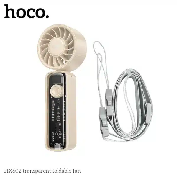 Hoco HX602 Transparent Foldable Handheld Fan