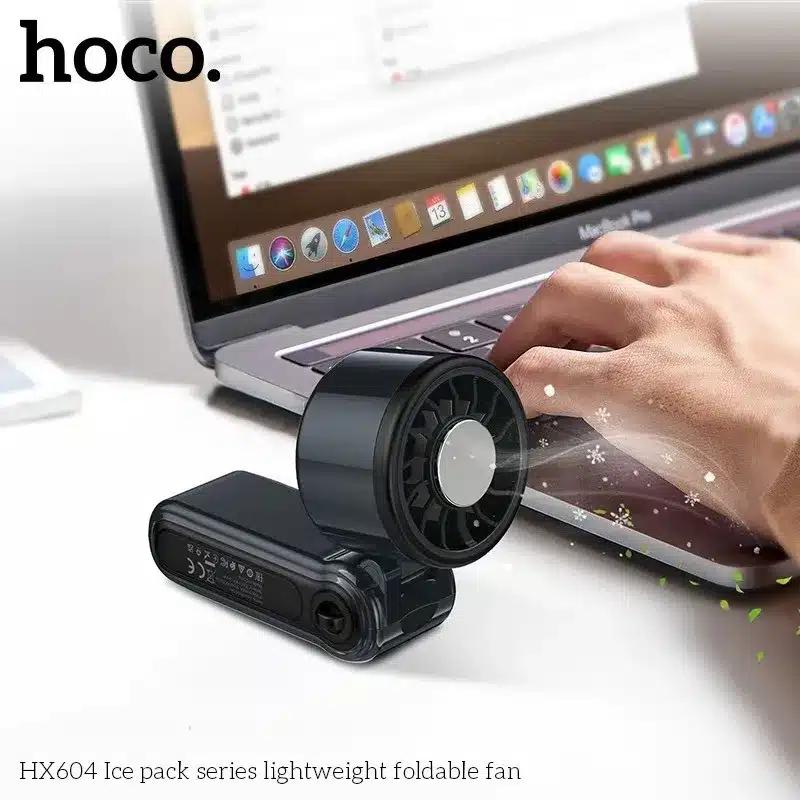 Hoco HX604 Ice Pack Series Foldable Handheld Fan 1