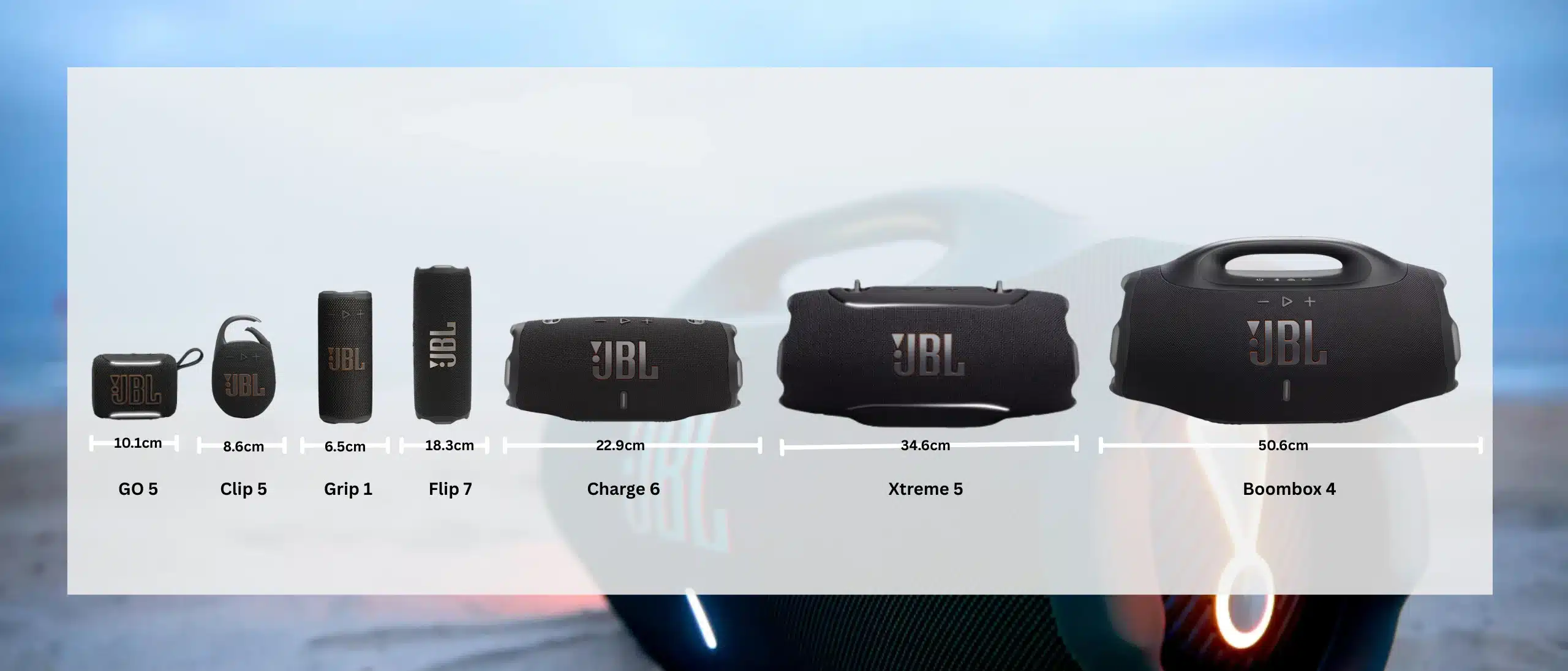 JBL GO 5 Portable Speaker with Ambient Glow Light 1