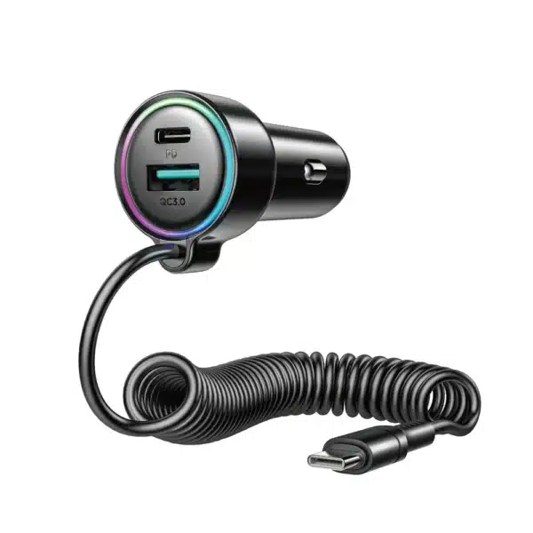 JOYROOM JR-CL07 90W 3-in-1 Wired Car Charger