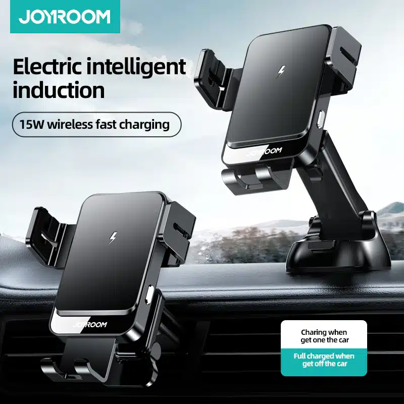 JOYROOM JR ZS219 Triaxial Electric Wireless Charging Car Holder 2