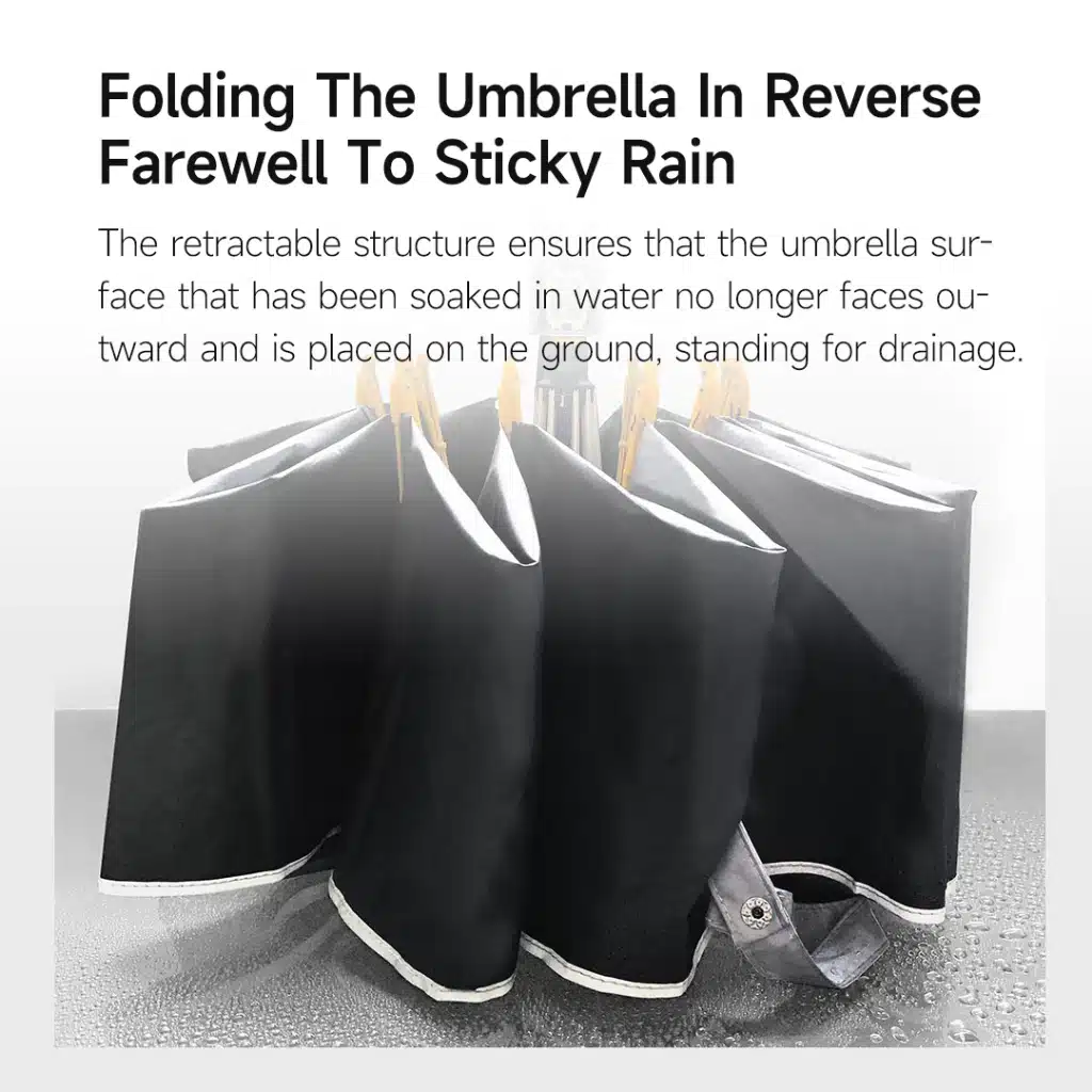 Konggu Ten Bone Reverse Mechanical Automatic Umbrella 1