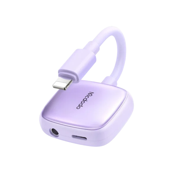 Mcdodo CA-2740 Lightning To Lightning & DC3.5 Digital Audio Adapter