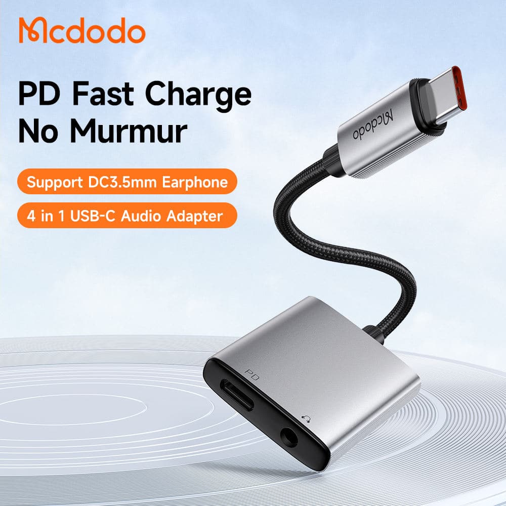 Mcdodo CA 505 USB C to DC3.5 USB C 2 in 1 Audio Adapter 3
