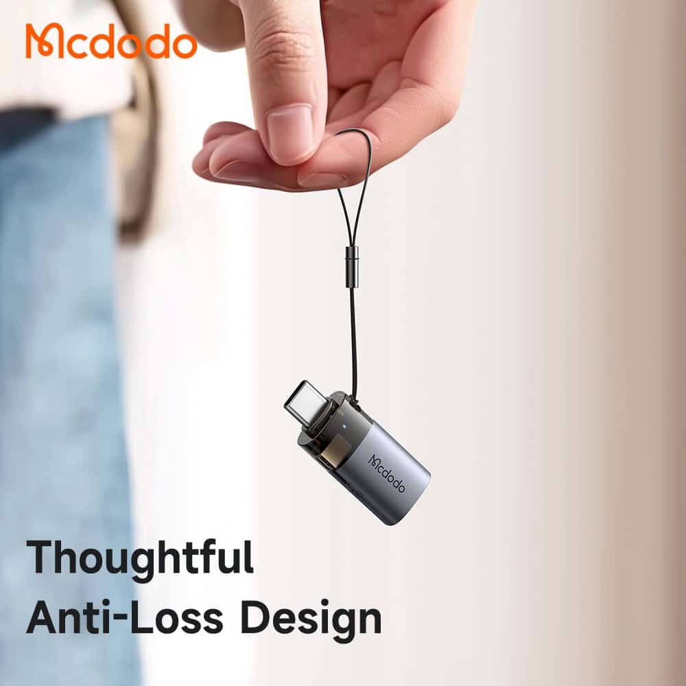 Mcdodo OT 760 2 in 1 USB A to USB C Transfer Adapter with TF Card Reader 1