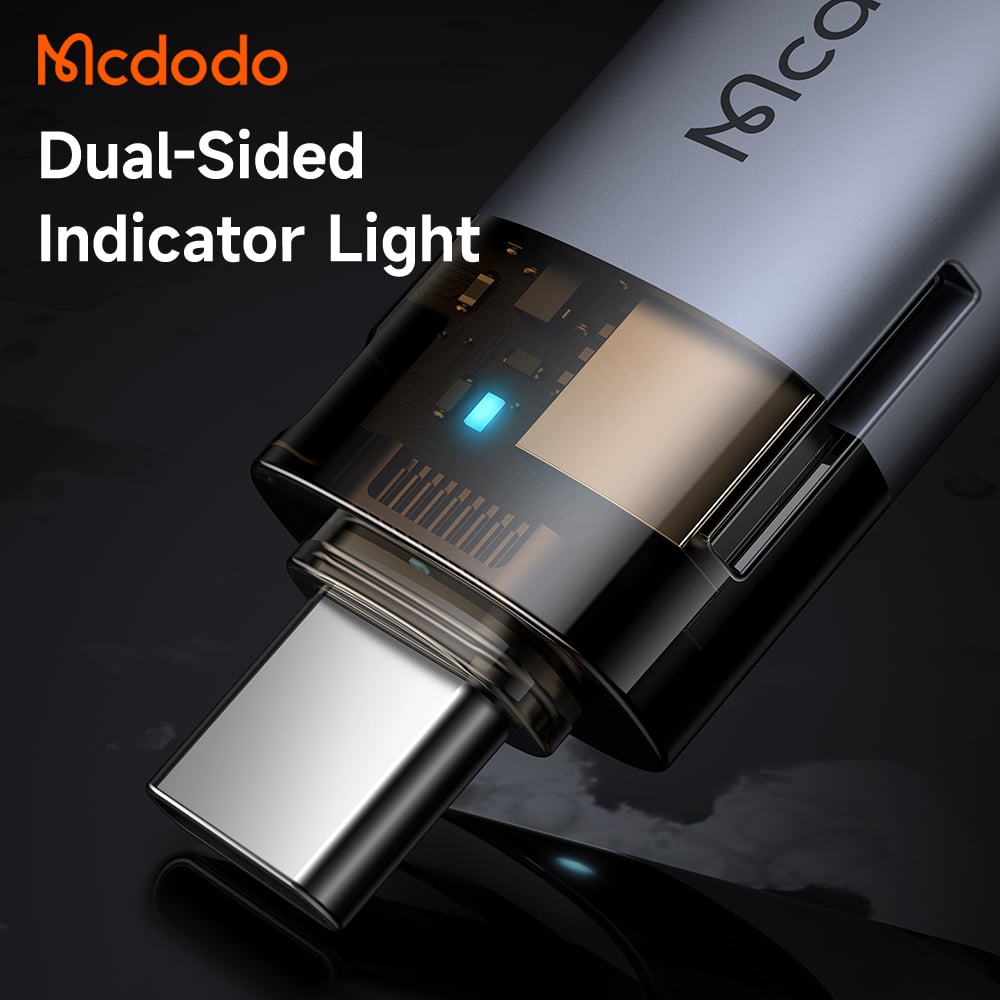 Mcdodo OT 760 2 in 1 USB A to USB C Transfer Adapter with TF Card Reader 2