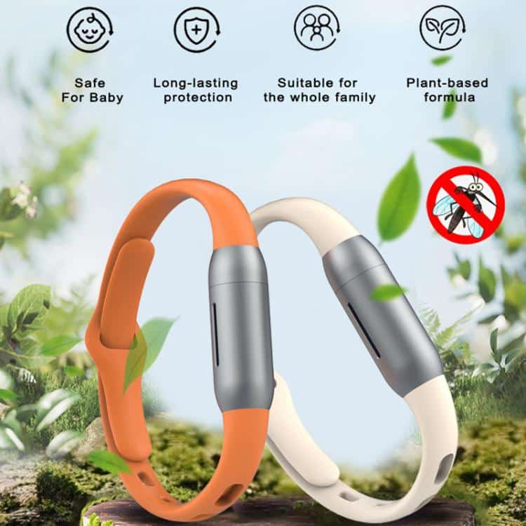 Plant CO A03 8B Anti Bug Mosquito Wristband with Essential Oil Repellant Bracelet 3